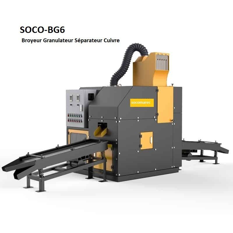 Broyeur Granulateur séparateur Type : SOCO-BG6