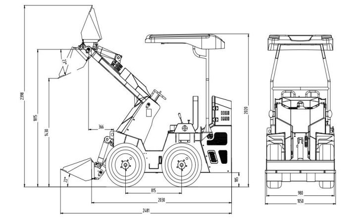 SOCO-VF 400 chariot valet de ferme