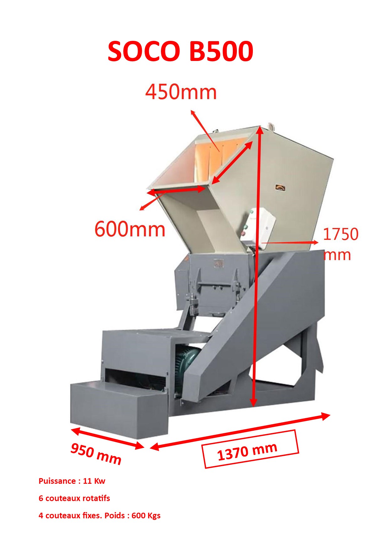 Broyeur SOCO B500